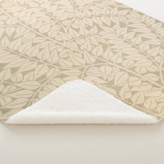 Leaf and Branch Pattern (von William Morris) Sherpadecke (3/4)