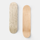 Leaf and Branch Pattern (von William Morris) Skateboard (Vorderseite)