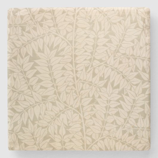 Leaf and Branch Pattern (von William Morris) Steinuntersetzer (Vorderseite)