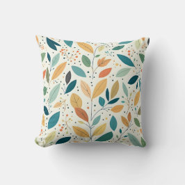 Leaf and Dots cushion Kissen