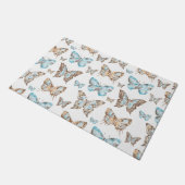 Leaf Art Butterfly Fußmatte (Schrägansicht)