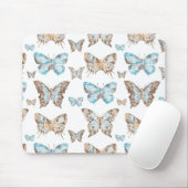 Leaf Art Butterfly Mousepad (Mit Mouse)