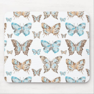 Leaf Art Butterfly Mousepad