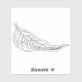 Leaf Aufkleber (Blatt)