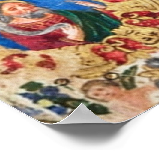 Leaf aus dem Buch der Feierlichkeiten Poster (Ecke)