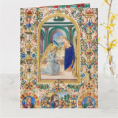 Leaf aus einem Stundenbuch Karte (Gelbe Blume)