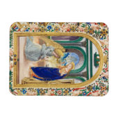 Leaf aus einem Stundenbuch Magnet (Horizontal)