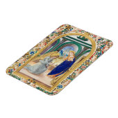 Leaf aus einem Stundenbuch Magnet (Linke Seite)