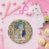 Leaf aus einem Stundenbuch Pappteller (Party)