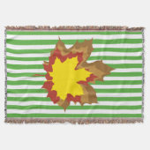 Leaf Autumnal Streifen mit Blätter Decke (Vorderseite)