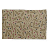 Leaf Berry Classic Hübsches Muster Kunst Kissenbezug (Rückseite)