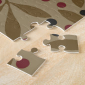 Leaf Berry Classic Hübsches Muster Kunst Puzzle (Seite)