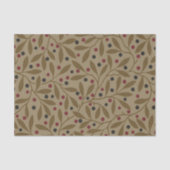 Leaf Berry Classic Hübsches Muster Kunst Seidenpapier (Vorderseite)