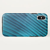Leaf Blue Diagonal Case-Mate iPhone Hülle (Rückseite (Horizontal))