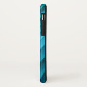 Leaf Blue Diagonal Case-Mate iPhone Hülle (Hinten/Links)