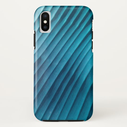 Leaf Blue Diagonal Case-Mate iPhone Hülle (Rückseite)