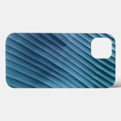 Leaf Blue Diagonal Case-Mate iPhone Hülle (Rückseite (Horizontal))