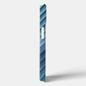 Leaf Blue Diagonal Case-Mate iPhone Hülle (Rückseite / Rechts)