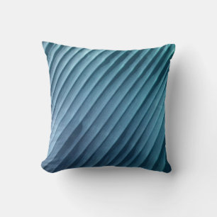 Leaf Blue Diagonal Kissen