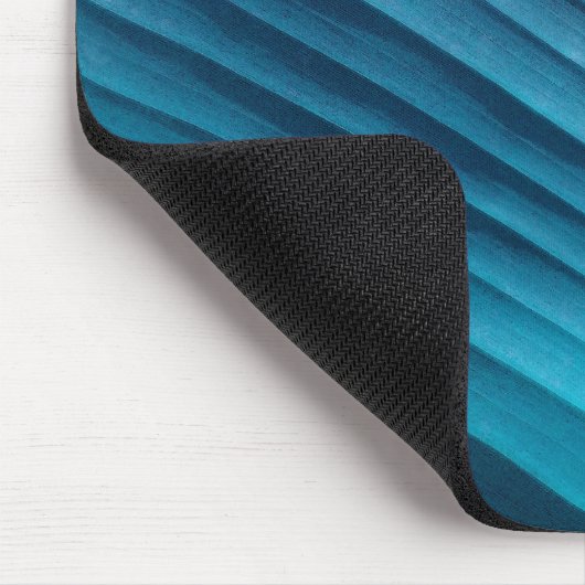Leaf Blue Diagonal Mousepad (Ecke)
