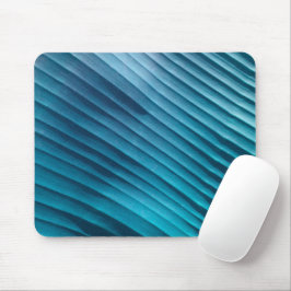 Leaf Blue Diagonal Mousepad
