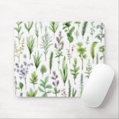 Leaf Blume Kraut Mousepad (Mit Mouse)