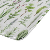 Leaf Blume Kraut Schneidebrett (Ecke)