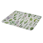 Leaf Blume Kraut Schneidebrett (Ecke)