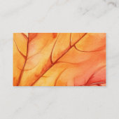 Leaf Business Card Visitenkarte (Rückseite)