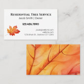 Leaf Business Card Visitenkarte (Vorne/Hinten)