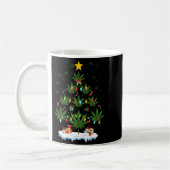 Leaf Christmas Tree Weed Stoner Xmas Premium Kaffeetasse (Links)