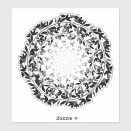 Leaf Circle Aufkleber