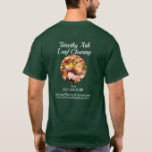 Leaf-Clearing-Abbaugeschäft T-Shirt (Rückseite)