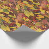 Leaf Collage Paper von George Anthony Jones Geschenkpapier (Ecke)