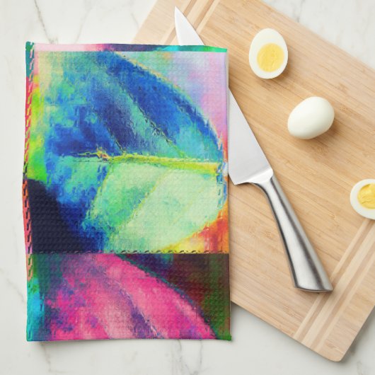 Leaf Colors Geschirrtuch (Viertel Falte)