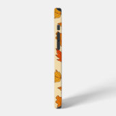 Leaf Concept Pattern. Bleifall und Herbstsymbol, iPhone Hülle (Linke Seite)