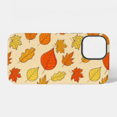 Leaf Concept Pattern. Bleifall und Herbstsymbol, iPhone Hülle (Rückseite (Horizontal))