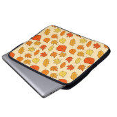 Leaf Concept Pattern. Bleifall und Herbstsymbol, Laptopschutzhülle (Vorne Knopf)