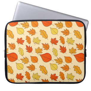 Leaf Concept Pattern. Bleifall und Herbstsymbol, Laptopschutzhülle