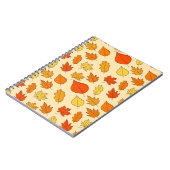Leaf Concept Pattern. Bleifall und Herbstsymbol, Notizblock (Linke Seite)