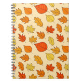 Leaf Concept Pattern. Bleifall und Herbstsymbol, Notizblock (Vorderseite)
