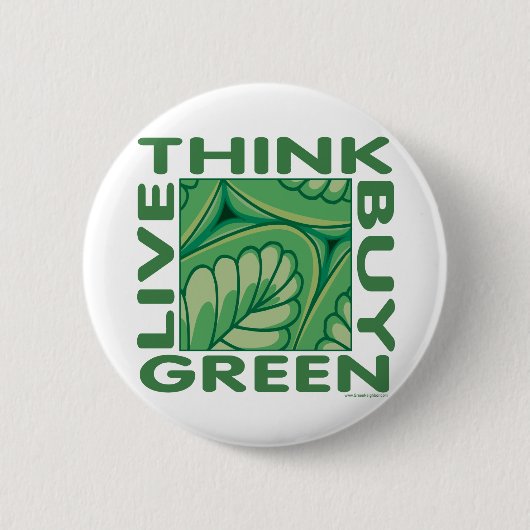Leaf Design Button (Vorderseite)