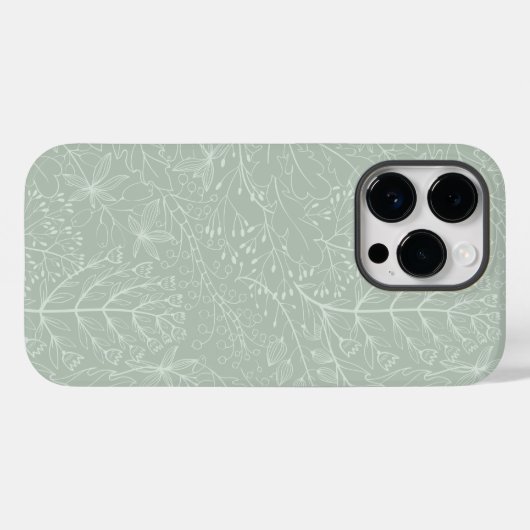 Leaf Design iPhone Gehäuse 14 pro Case-Mate iPhone Hülle (Rückseite (Horizontal))