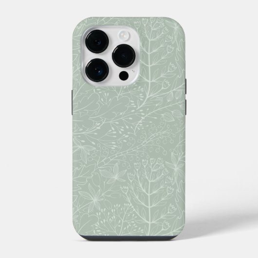 Leaf Design iPhone Gehäuse 14 pro Hülle (Rückseite)
