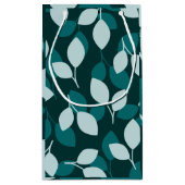 Leaf Design Kleine Geschenktasche Kleine Geschenktüte (Rückseite)
