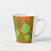 Leaf Design Latte Tasse (Rechts)