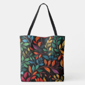Leaf Design Lge Tote Bag Tasche (Rückseite)