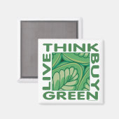 Leaf Design Magnet (Vorderseite/Rückseite)