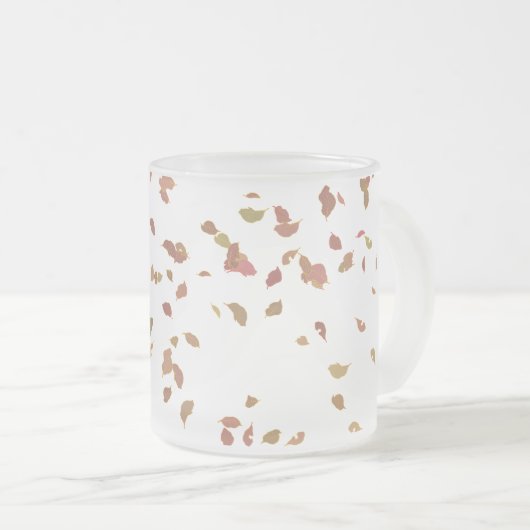 Leaf Design Mattierte Tasse (VorderseiteRechts)