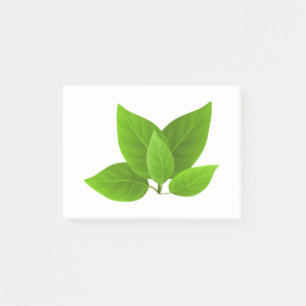 Leaf Design Post-it Klebezettel